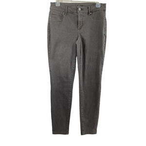 Maurices Jeans Womens Size M-R‎ Gray Skinny Stretch Comfy